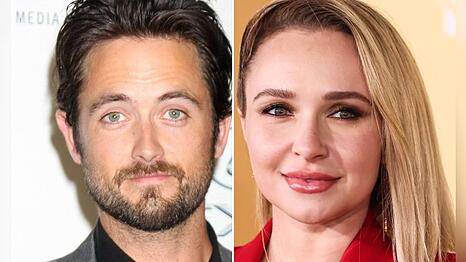 Justin Chatwin stand gemeinsam mit Hayden Panettiere vor der Kamera.