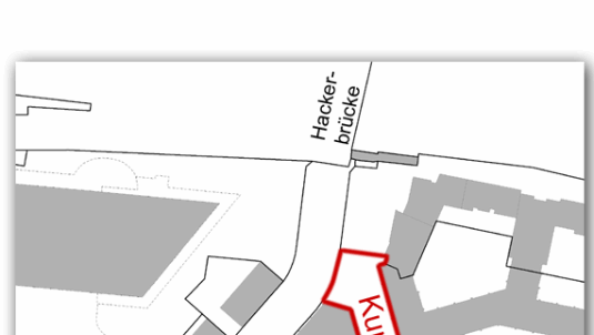 Hier verläuft die Kurt-Haertel-Passage.