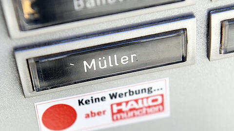 Müller führt in ganz Deutschland, in Bayern ist ein anderer Name auf Platz eins.