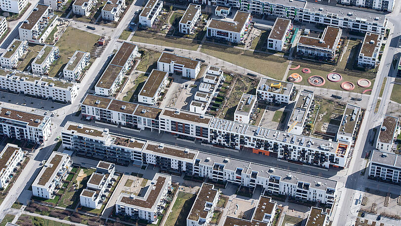 Häuser einer Wohananlage in München: Wie die CSU das sogenannte "Einheimischenmodell" erweitern möchte.