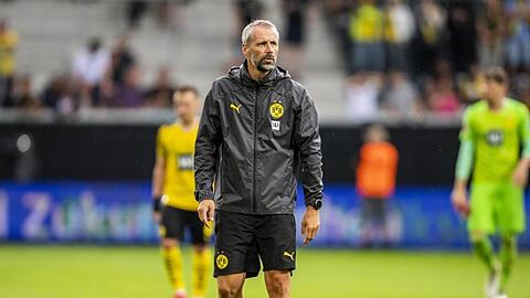 Der neue BVB-Trainer Marco Rose ist mit seinem Team im DFB-Pokal gefordert.