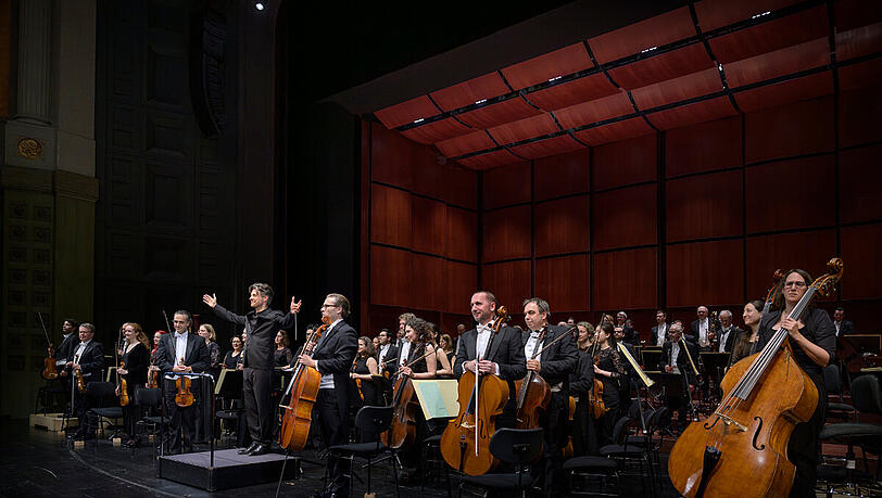 Joseph Bastian und die Münchner Symphoniker im Prinzregententheater.