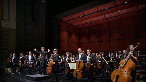 Joseph Bastian und die Münchner Symphoniker im Prinzregententheater.