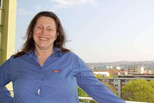 Busfahrerin Christina Pommerel.