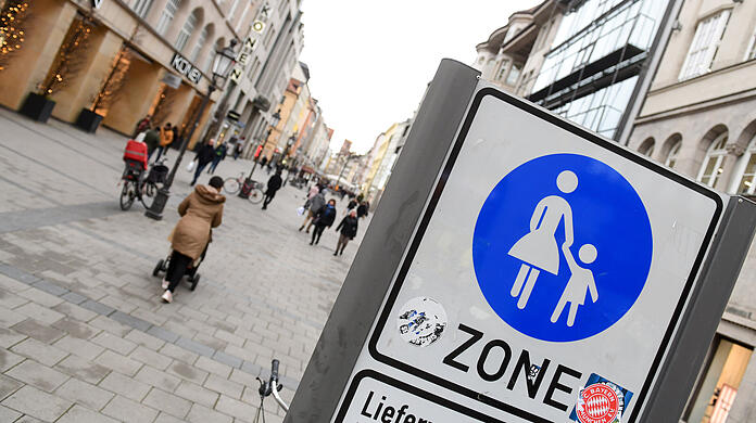 Die Sendlinger Straße ist seit wenigen Jahren eine Fußgängerzone.