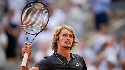 Spielt um den Finaleinzug bei den French Open: Alexander Zverev.