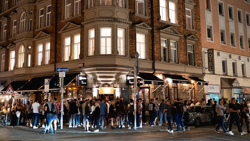 Im Studentenviertel kann es nachts schnell laut werden.