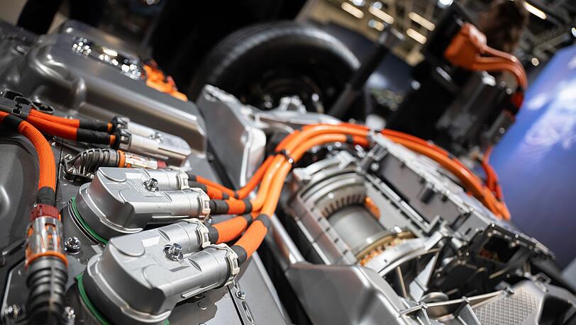 Bei Lithiumbatterien für Elektro-Autos dominiert China als Lieferant (Archivbild)