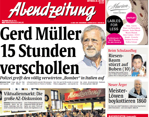 Jahres-Rückblick: Rückblick: Das Jahr 2011 in AZ-Schlagzeilen - München - Abendzeitung München