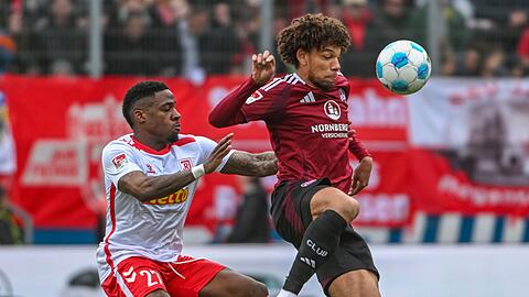 Nürnbergs Janis Antiste traf zur Führung für die Gäste.