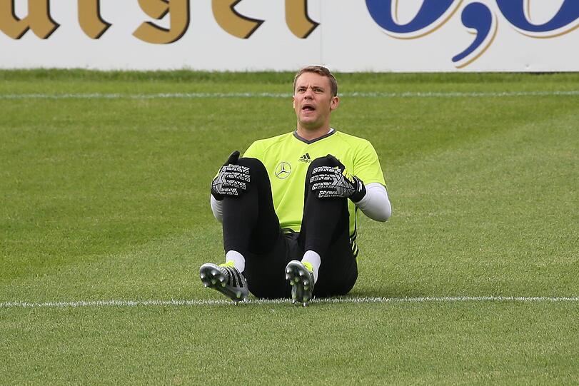 ...auch bei Bayern-Keeper Manuel Neuer.