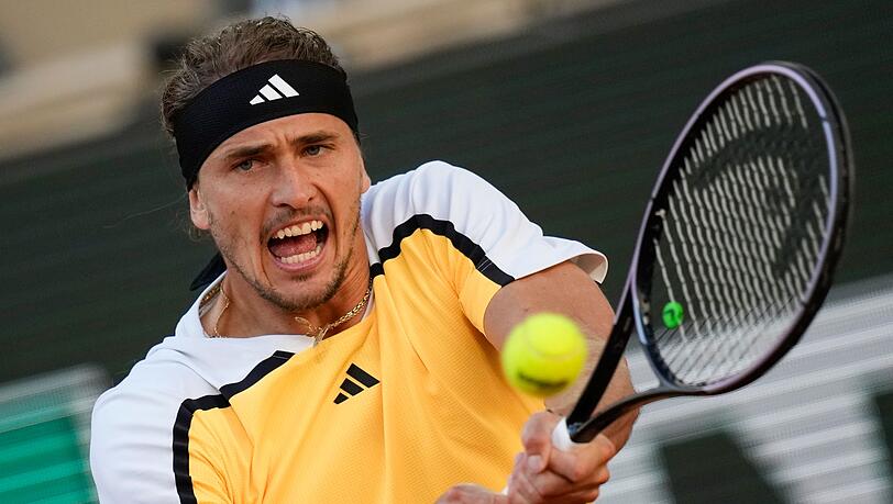 Kämpft sich in vier Sätzen ins Finale von Roland Garros: Der Deutsche Alexander Zverev.