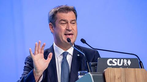 Markus Söder bleibt Parteivorsitzender der CSU.