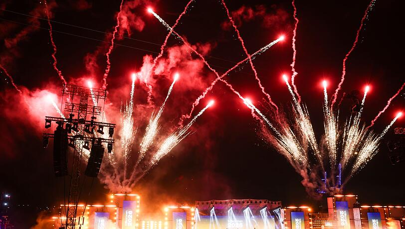 Das ZDF &uuml;bertrug die Silvestershow diesmal aus Hamburg.