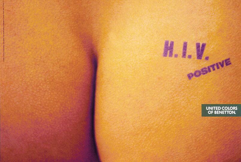 Eine weitere Benetton-Werbekampagne zeigte HIV-positive Menschen.