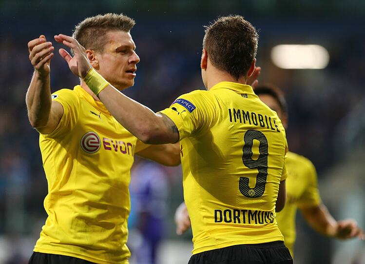 Zum Vergleich: Der zweitbeste deutsche Vertreter ist Borussia Dortmund. Gegen Anderlecht gab es im 84. Spiel den 42.Sieg