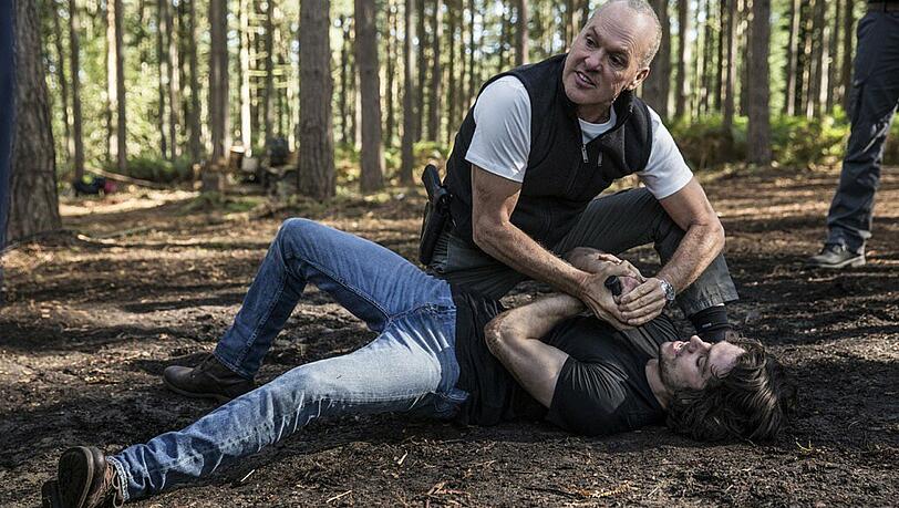 Mitch Rapp (Dylan O'Brien) geht bei Stan Hurley (Michael Keaton, oben) in eine harte Schule.