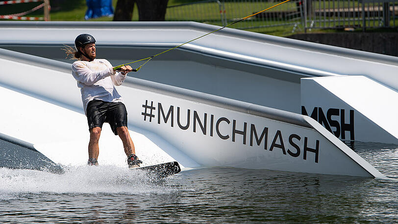Training auf dem Wasser. Training auf dem Wasser.