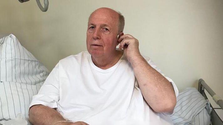 Reiner Calmund veröffentlicht dieses Klinikbild selbst.