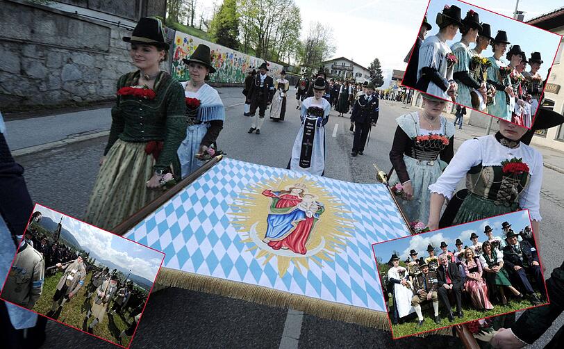 Wenn sie auftreten, sind ihnen die bewundernden Blicke der Zuschauer sicher &ndash; die Gebirgsschützen in ihren farbenfrohen Monturen gehören zu Bayern wie das Bier und die Brezn. Alljährlich am ersten Sonntag im Mai ehren sie mit ihrem Patronatstag die Maria Muttergottes. Die Bilder vom Patronatstag der bayerischen Gebirgsschützen