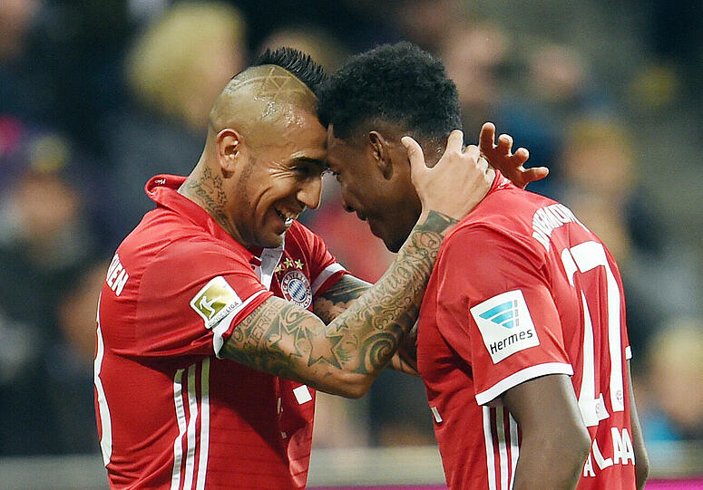 ARTURO VIDAL: KEINE NOTE. Er kam in den Schlussminuten noch für Sanches aufs Feld und half dabei, das Ergebnis abzusichern. DAVID ALABA: Auch seine Einwechslung lohnte sich noch (89.): Mit dem Schlusspfiff erzielte er den 3:1-Endstand.