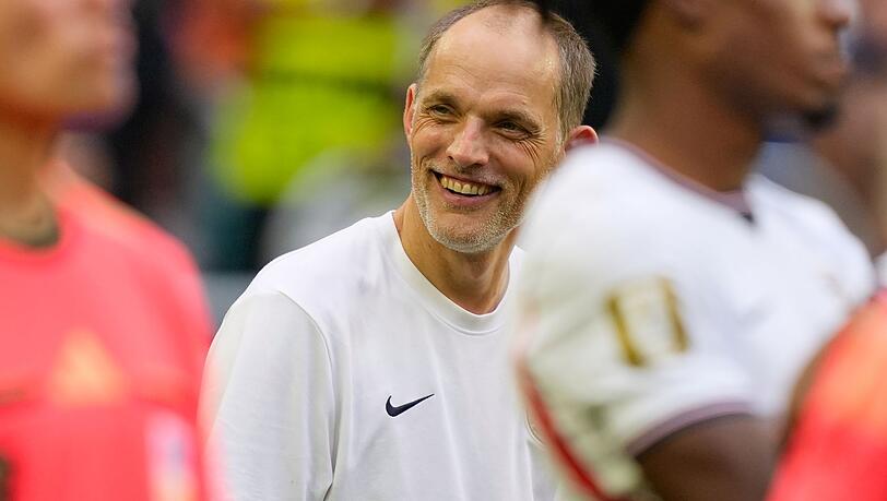 Thomas Tuchel lächelt wieder. Thomas Tuchel lächelt wieder.