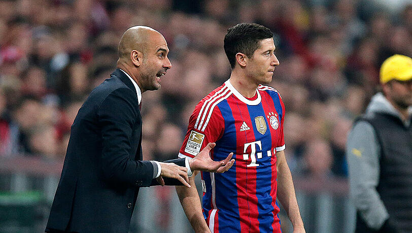Auf wen soll Bayern-Trainer Guardiola setzen? Robert Lewandowski ist noch immer auf Formsuche. Auf wen soll Bayern-Trainer Guardiola setzen? Robert Lewandowski ist noch immer auf Formsuche.