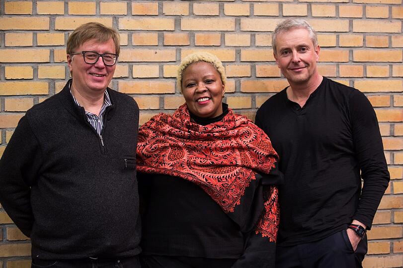 Georg Friedrich Haas, seine Gattin und Alexander Liebreich.