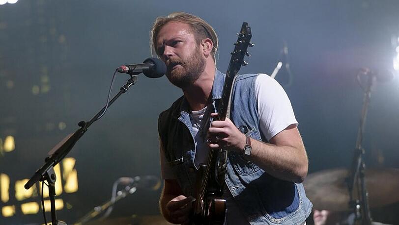 Caleb Followill, Leadsänger der Kings of Leon, beim V Festival in England Caleb Followill, Leadsänger der Kings of Leon, beim V Festival in England