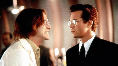 Jim Carrey (l.) und Val Kilmer in "Batman Forever" (1995).