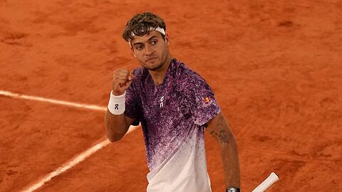 Erreichte auf kuriose Weise das Finale der French Open: Flavio Cobolli.