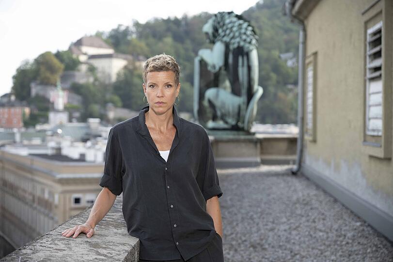 Die Regisseurin Jette Steckel. Die Regisseurin Jette Steckel.