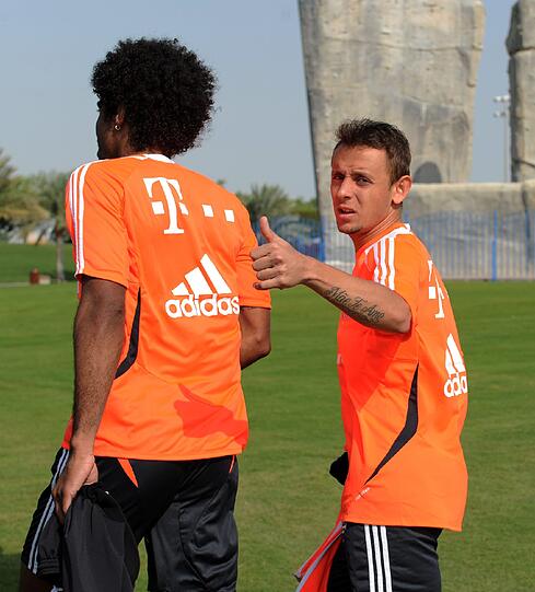 Der FC Bayern am dritten Trainingstag in Doha.