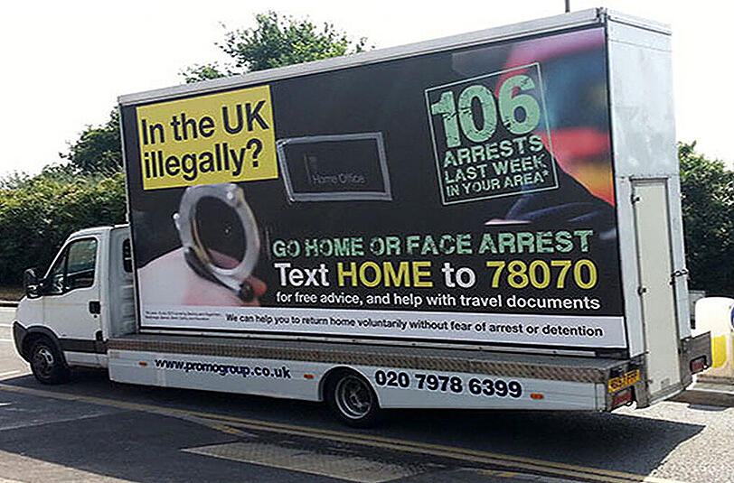 Einwanderern, die ohne Aufenthaltserlaubnis in Großbritannien arbeiten, drohen künftig Gefängnisstrafen von bis zu sechs Monaten.