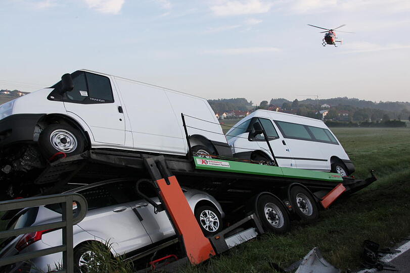 Bilder vom Unfallort.