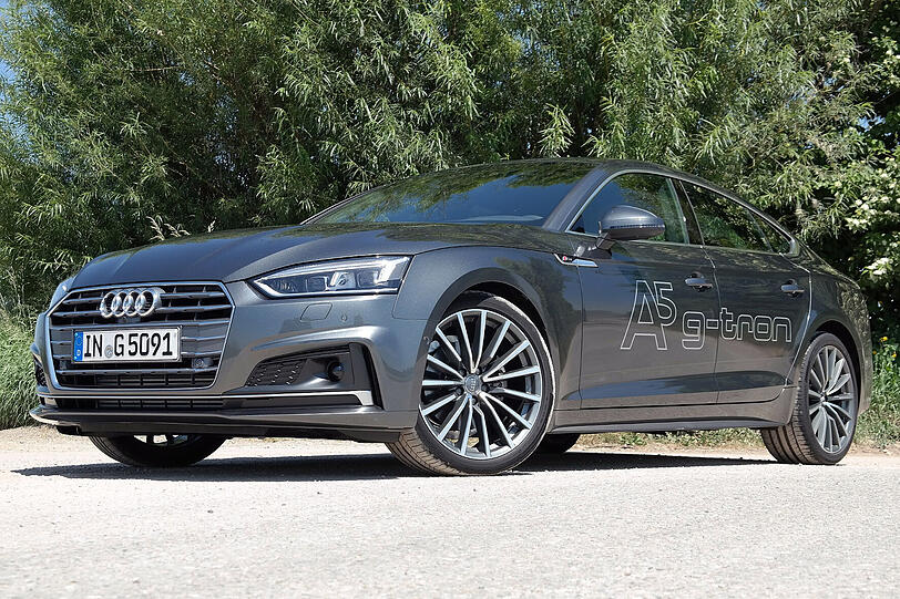 Der Gasantrieb im neuen Audi A5 Sportback g-tron bringt es auf 170 PS.