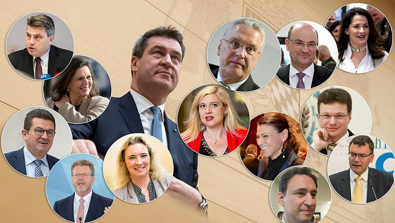 Nach der Wahl von Markus Söder zum Ministerpräsidenten wurde nun sein Ministerrat ernannt. Mit dem Rücktritt Horst Seehofers (CSU) endeten auch die Amtszeiten seiner Minister.