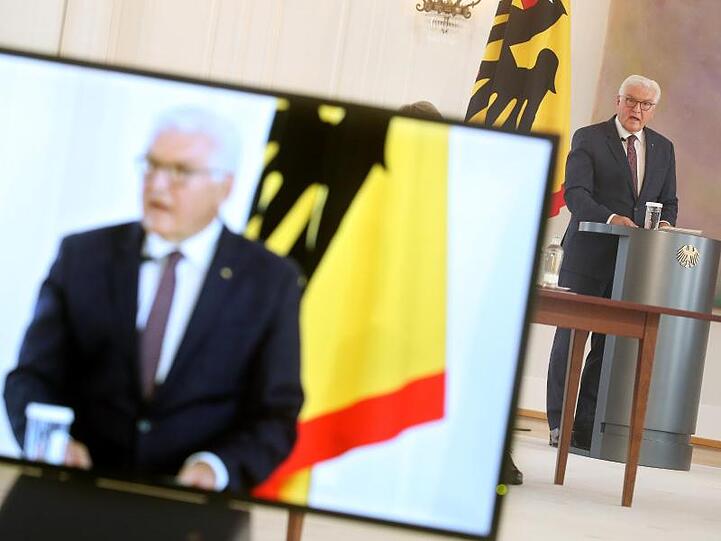 Bundespräsident Frank-Walter Steinmeier startet im Schloss Bellevue das internationale Forschungsprojekt "Ethik der Digitalisierung".