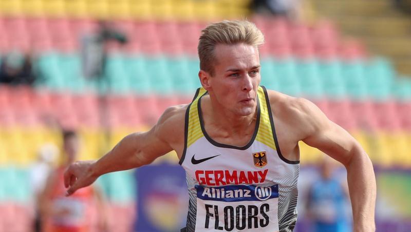 Zum schnellsten Stelzensprinter der Geschichte über 100 Meter aufgestiegen: Johannes Floors. Zum schnellsten Stelzensprinter der Geschichte über 100 Meter aufgestiegen: Johannes Floors.