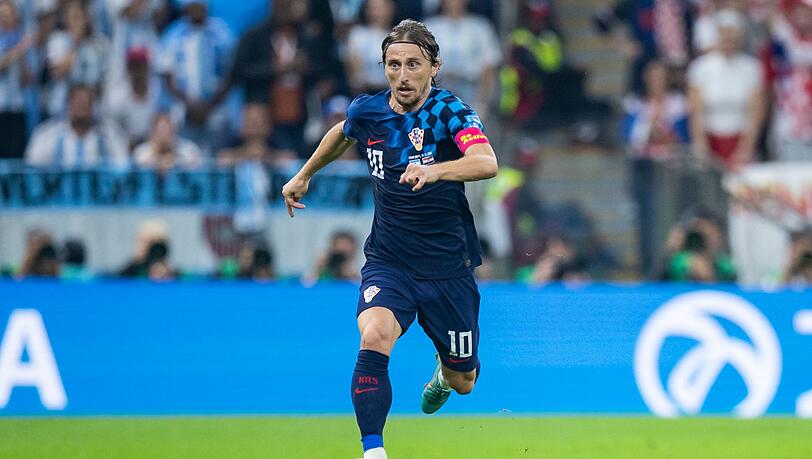 Kroatiens Luka Modric in Aktion.