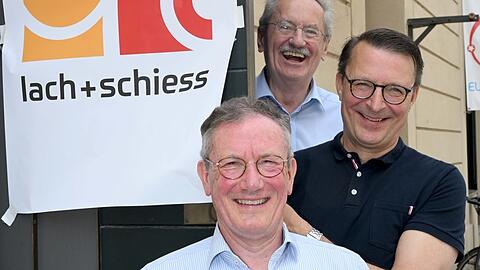 Christian Ude (hinten) mit den neuen Geschäftsführern Christian Schultz und Ulrich Spandau (vorn).