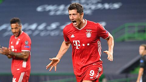 Robert Lewandowski steht aktuell bei 15 Champions-League-Toren.