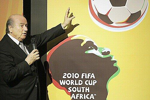 Ende eines ambitionierten Plans: Fifa-Präsident Sepp Blatter un die WM in Südafrika.