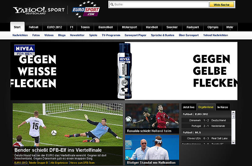 Eurosport feiert Bender als den Helden.