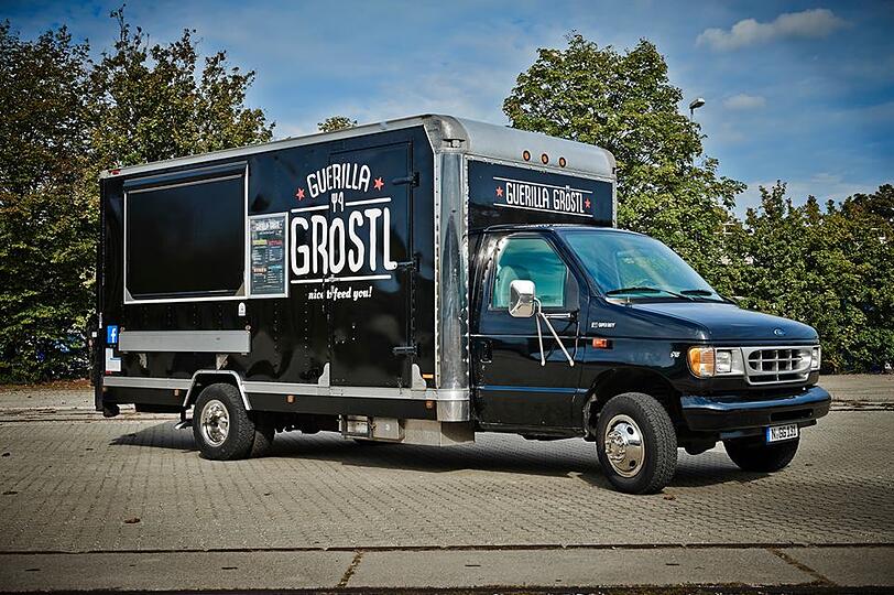 Knödel mal anders: der Truck von Guerilla Gröstl aus Nürnberg.