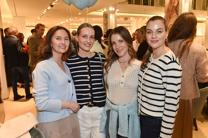 Sophie-Alexandra Prinzessin von Bayern, Marlies Pia Pfeifhofer, Ekaterina Prinzessin von Hannover und Cleo Erbprinzessin zu Oettingen-Spielberg