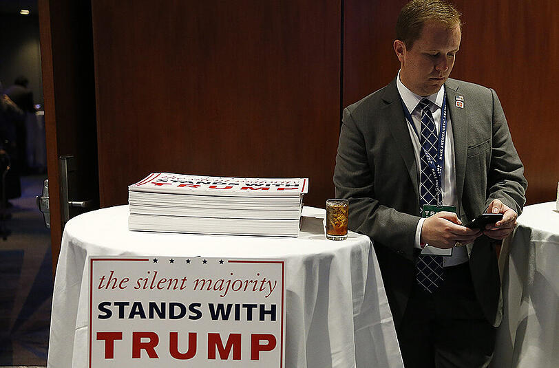 "Die schweigende Mehrheit steht hinter Trump."