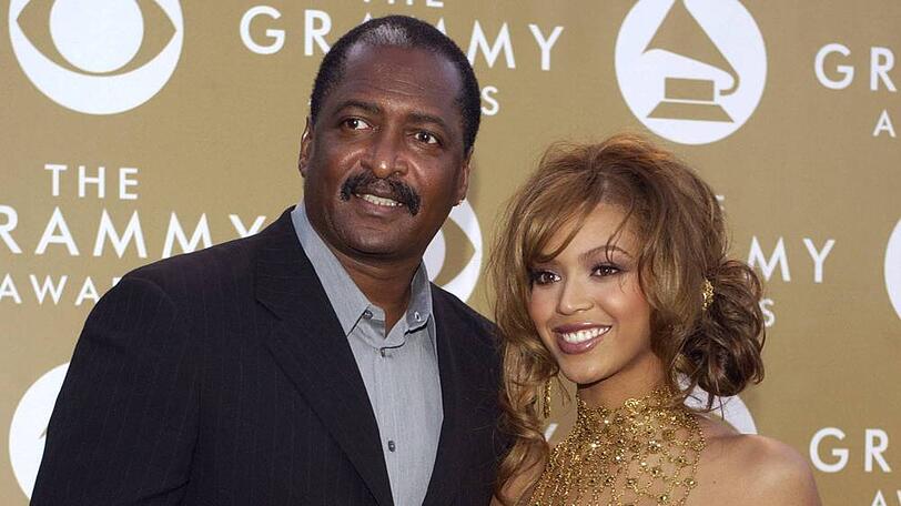 Beyoncé mit ihrem Vater Mathew Knowles