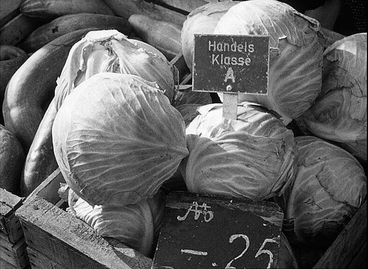 Weitere historische Fotos vom Viktualienmarkt.