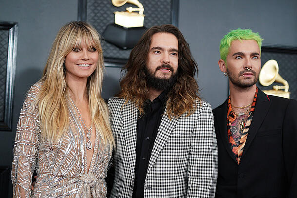 Mit Topmodel Heidi Klum (li.) ist Tom Kaulitz gl&uuml;cklich verheiratet. Sein Bruder Bill (re.) hingegen st&ouml;&szlig;t sich noch immer gerne die H&ouml;rner ab.